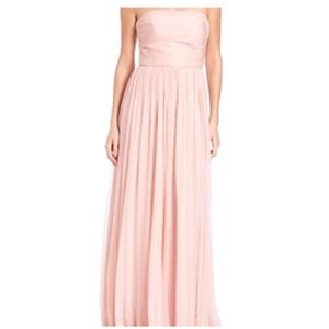 Vera Wang Blush Strapless Bridesmaid dress Size 10